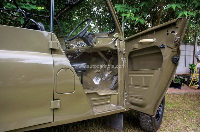 UAZ 469 Russian military SUV driven 